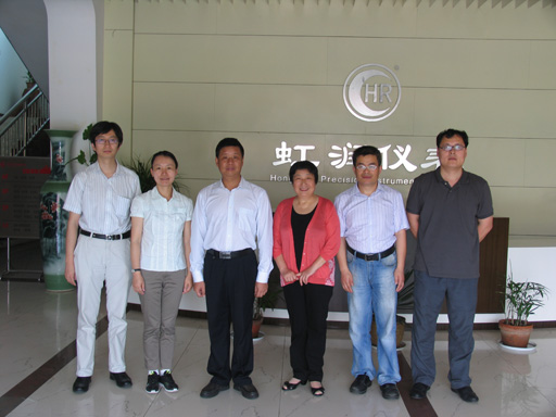 上海理工大學領導、教授一行考察虹潤公司